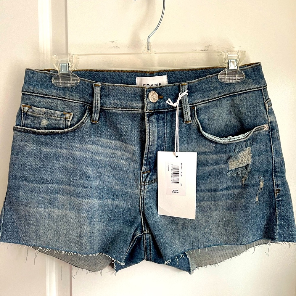 NWT FRAME LE CUT OFF DENIM SHORTS Sz 29